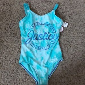 Girl’s Justice Tie dye Swimsuit